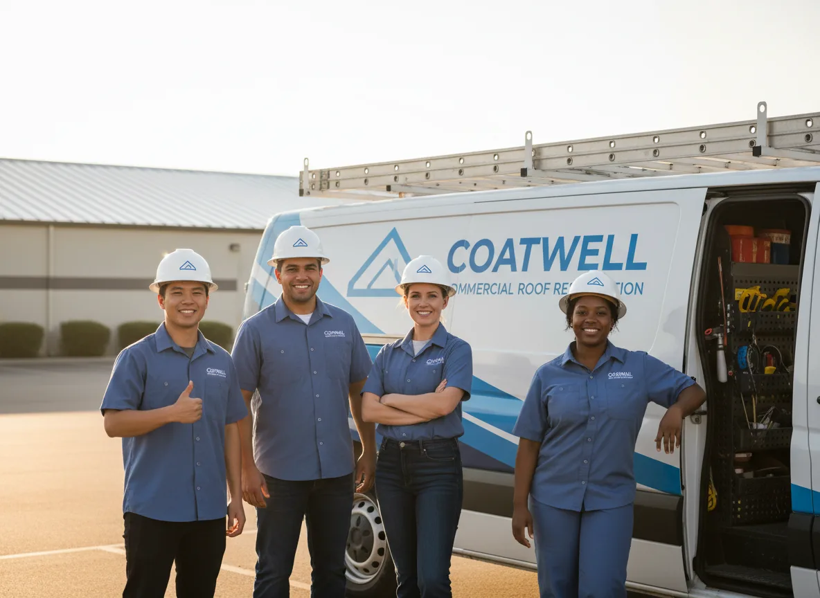 Commercial roof coating company in Colden, NY